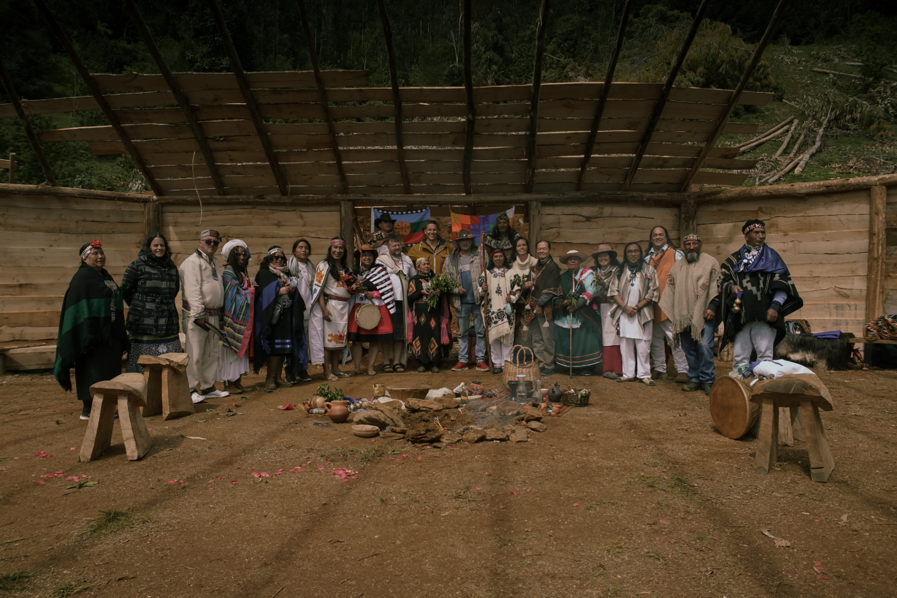 The Earth Elders Council gathered in ceremony